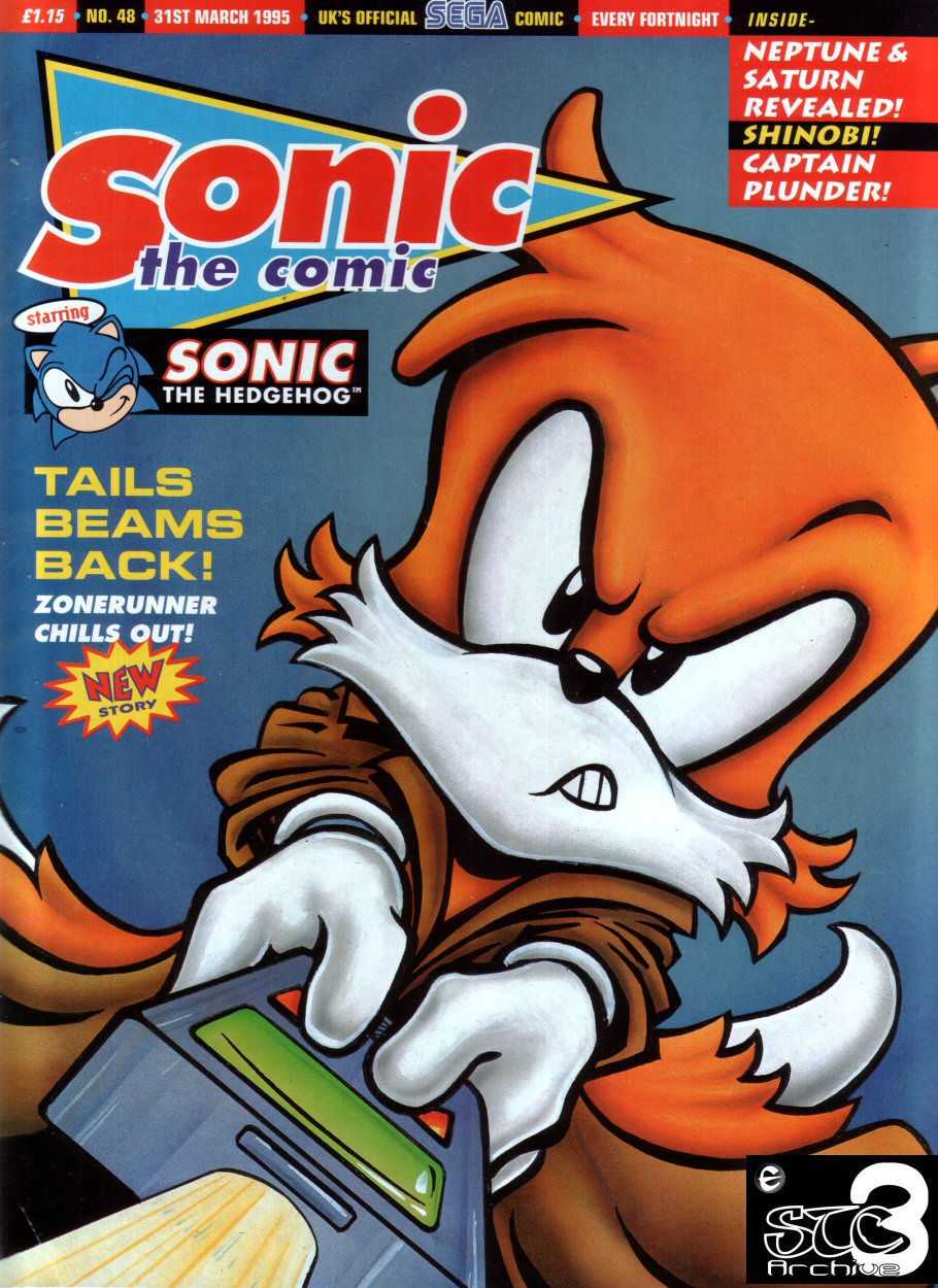 Sonic - The Comic Issue No. 048 Cover Page